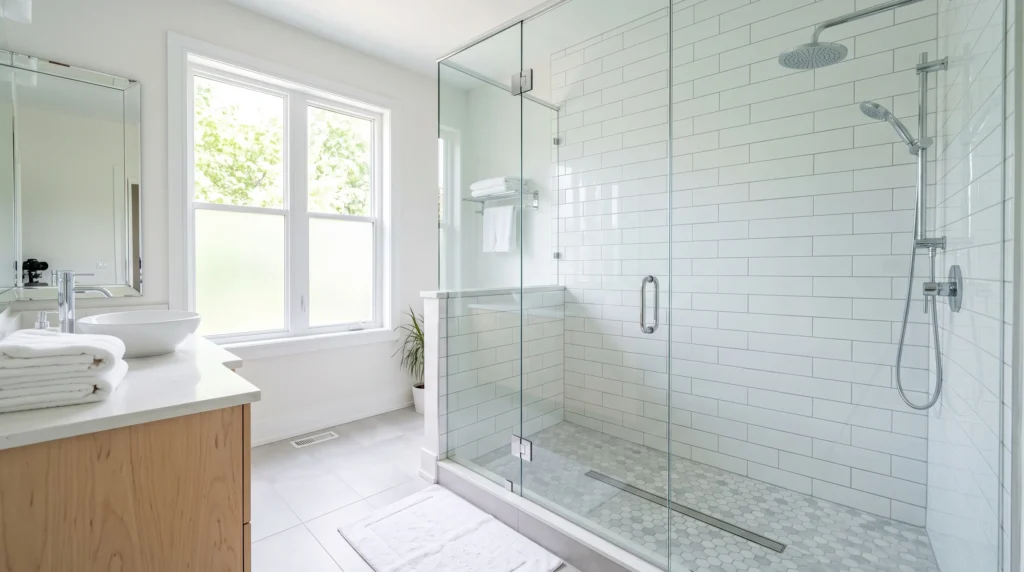 Dusche reinigen – saubere Glasdusche ohne Kalk und Schimmel